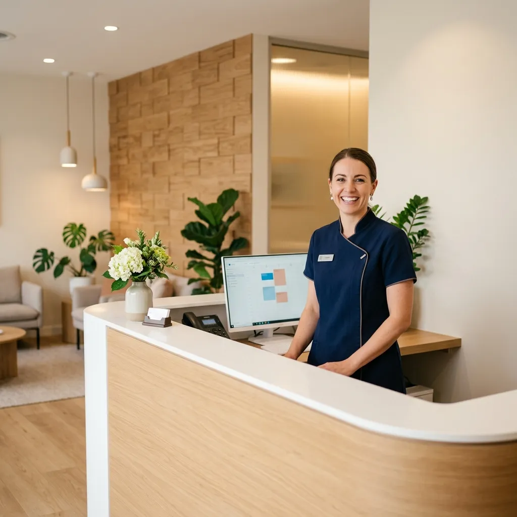 Receptionist accogliente dello Studio Dentistico A.R.C.A.